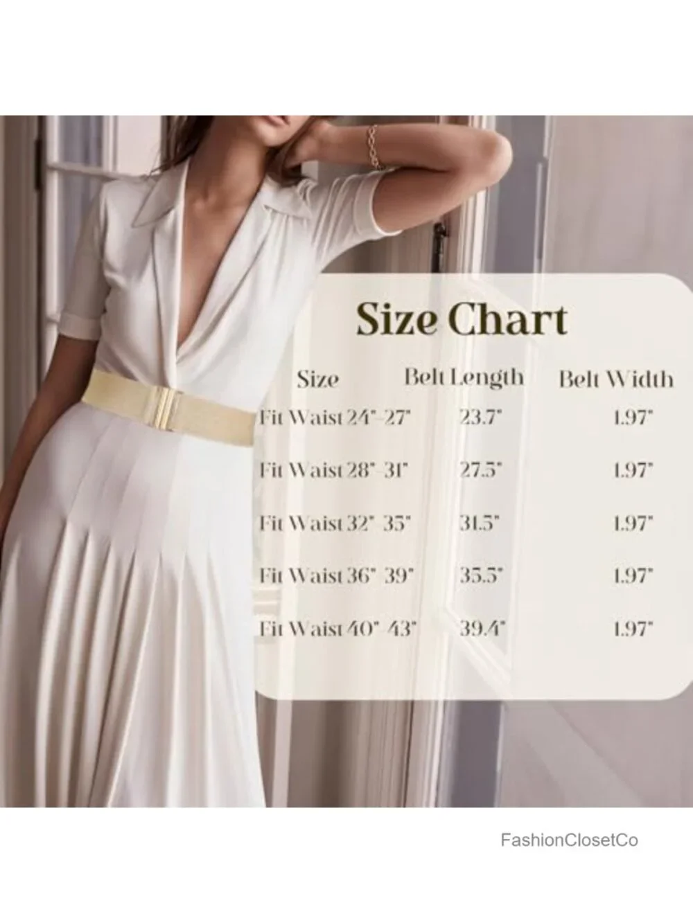 Womens Wide Elastic Waist Cinch Belt Vintage Trimmer Belt for Dresses